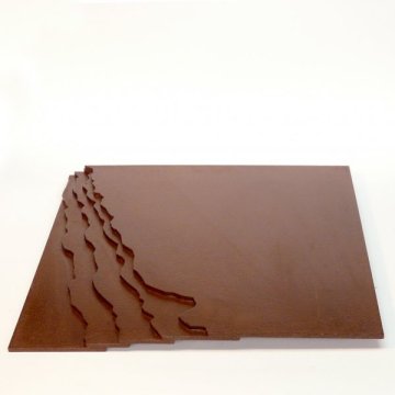 Topografies III, 40 X 40 X 3 CM, FERRO, 2008_w600_h600